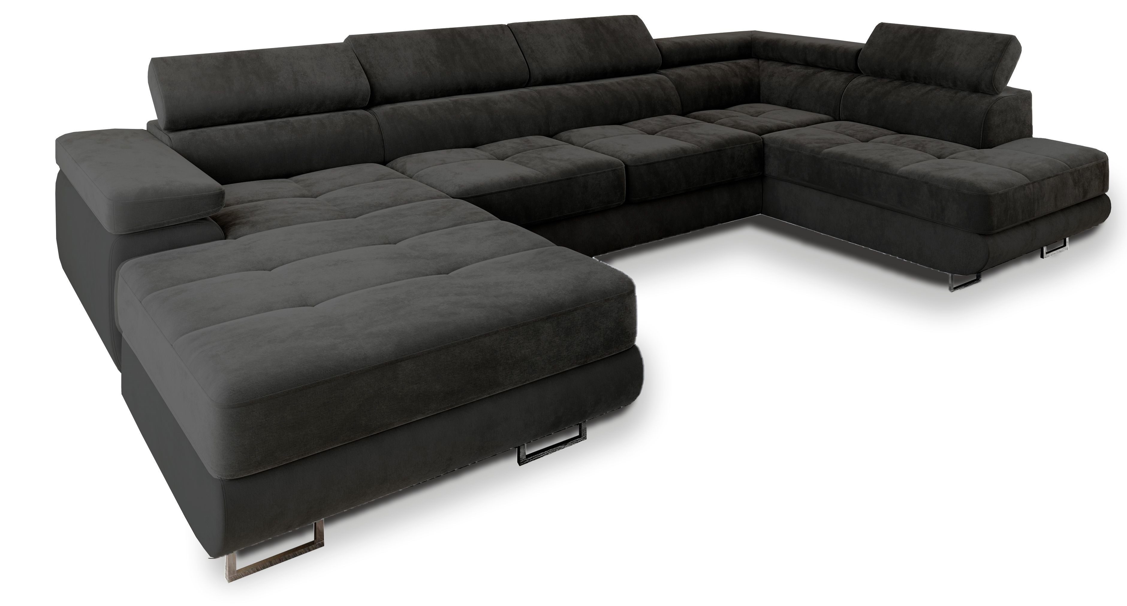 Masseno Ecksofa CASONE mit Schlaffunktion U-Form, Sofa mit Bettkasten günstig online kaufen