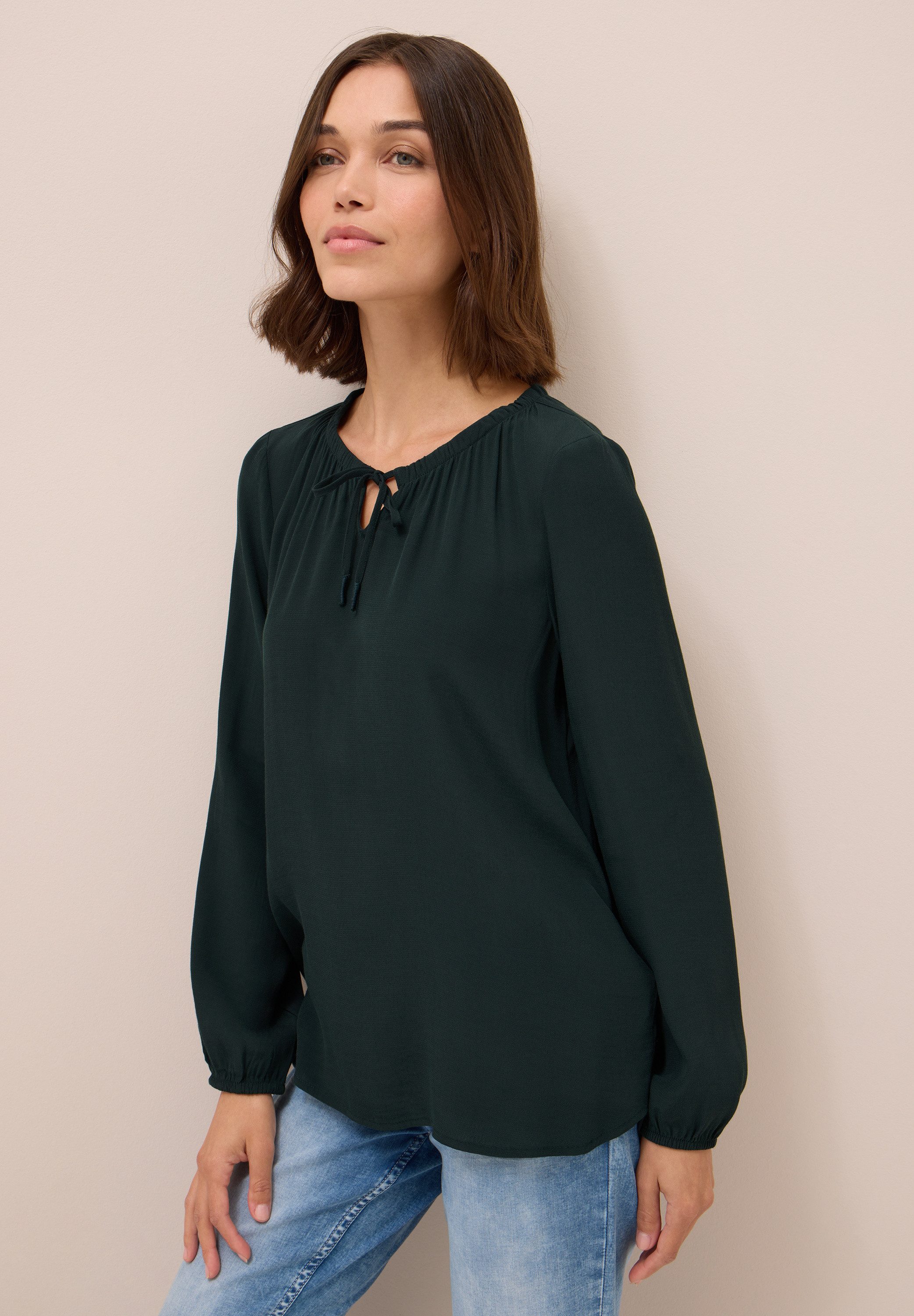 CECIL Langarmbluse aus softer Viskose