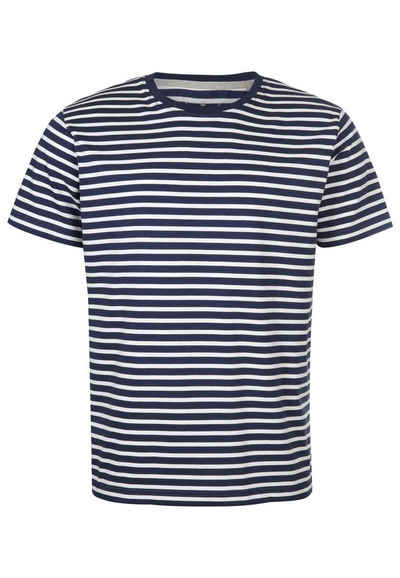 Elkline T-Shirt »Johann« Basic Streifen Jersey Shirt