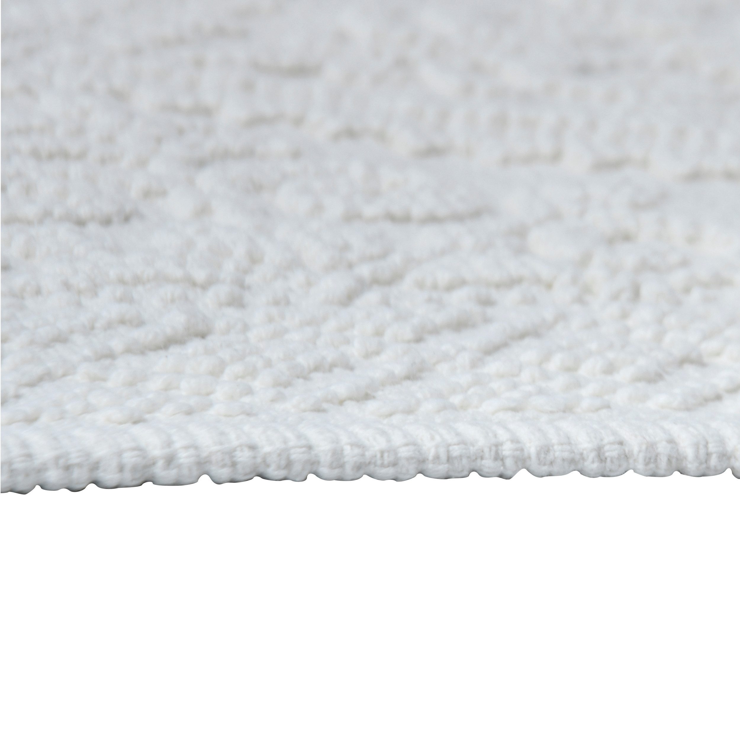 spirella Badematte Spirella Badteppich Badematte Duschvorleger 100% Baumwolle Hochflor, Höhe 4 mm, Badteppich mit erhabenem Muster, Für Fußbodenheizung geeignet – Bild 4 von 5