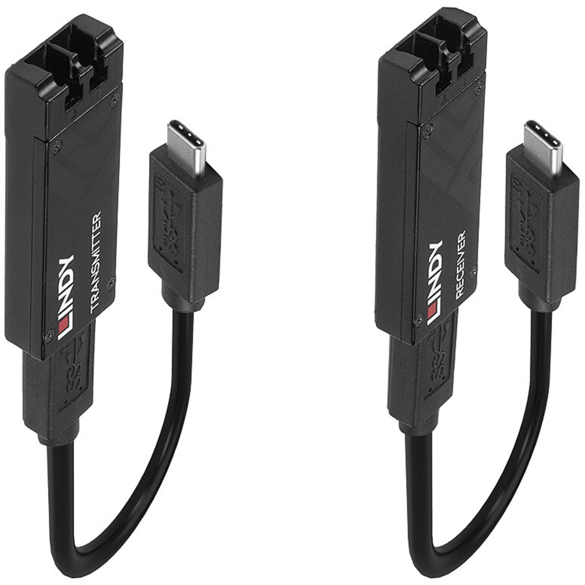 Lindy Fibre Optic USB 3.2 Typ C Extender, Computer-Kabel