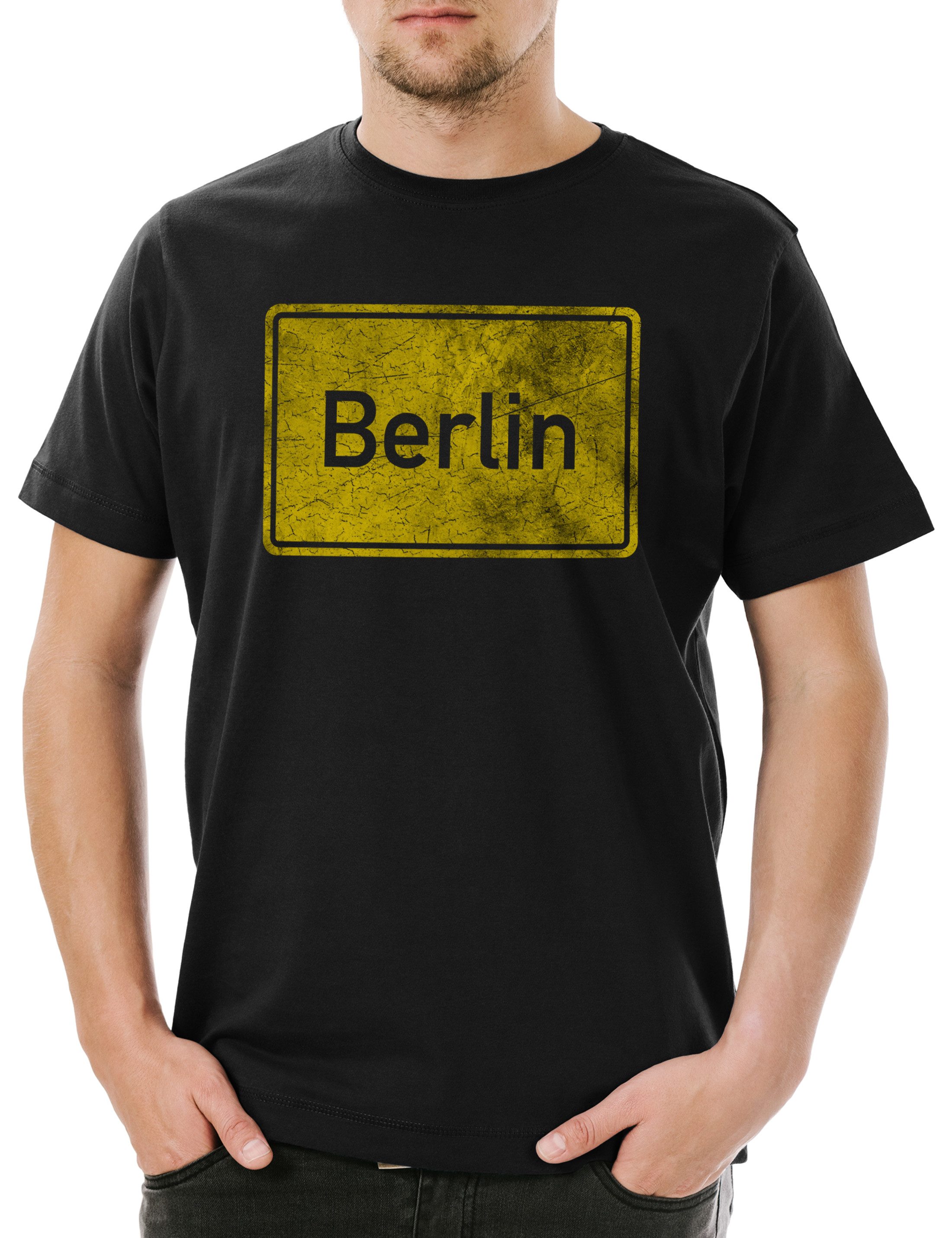 Urban Backwoods Print-Shirt Berlin Road Sign günstig online kaufen