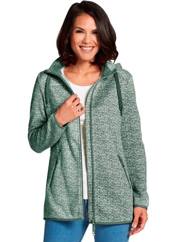 CASUAL LOOKS Флисовый пуловер с съемный капюшон