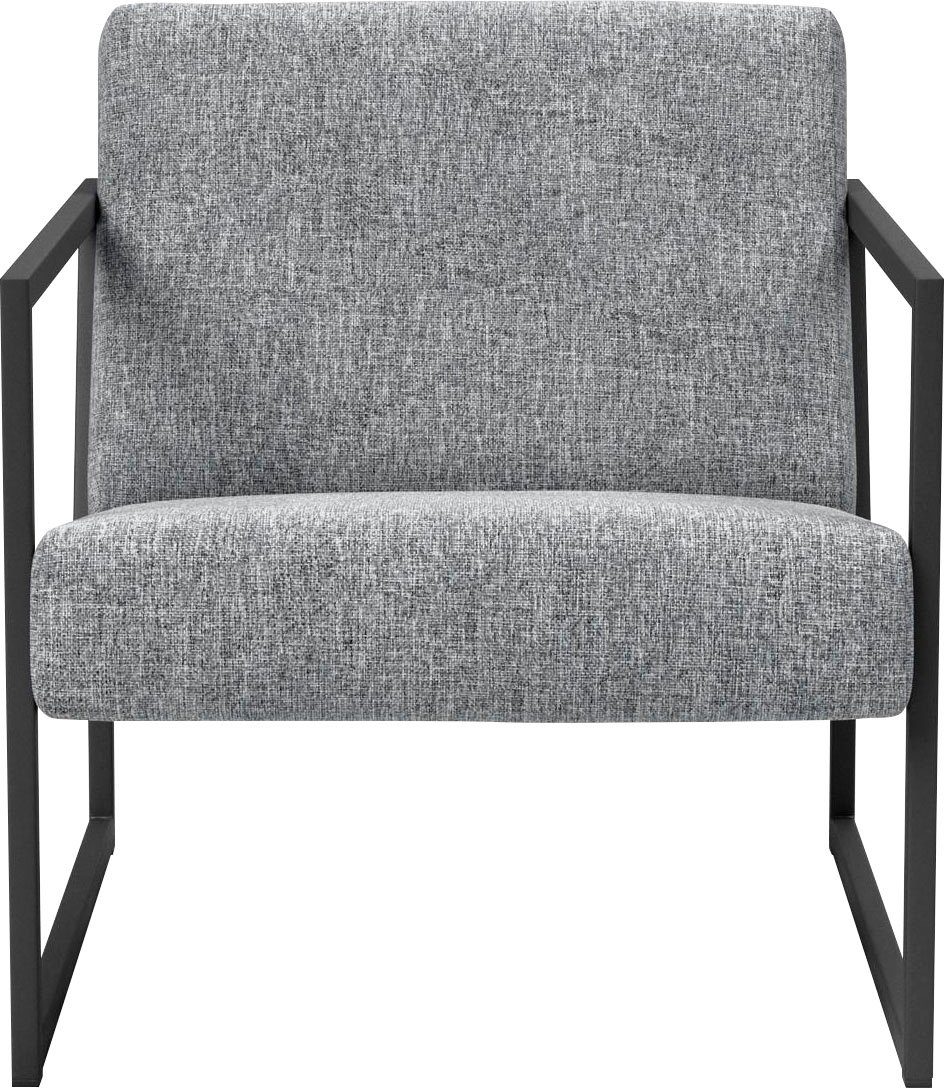 INNOVATION LIVING ™ Cocktailsessel Vikko Designsessel, bequem, Industriedesign, moderner Stuhl, Sitz und Rücken aus hochelastischem Schaum