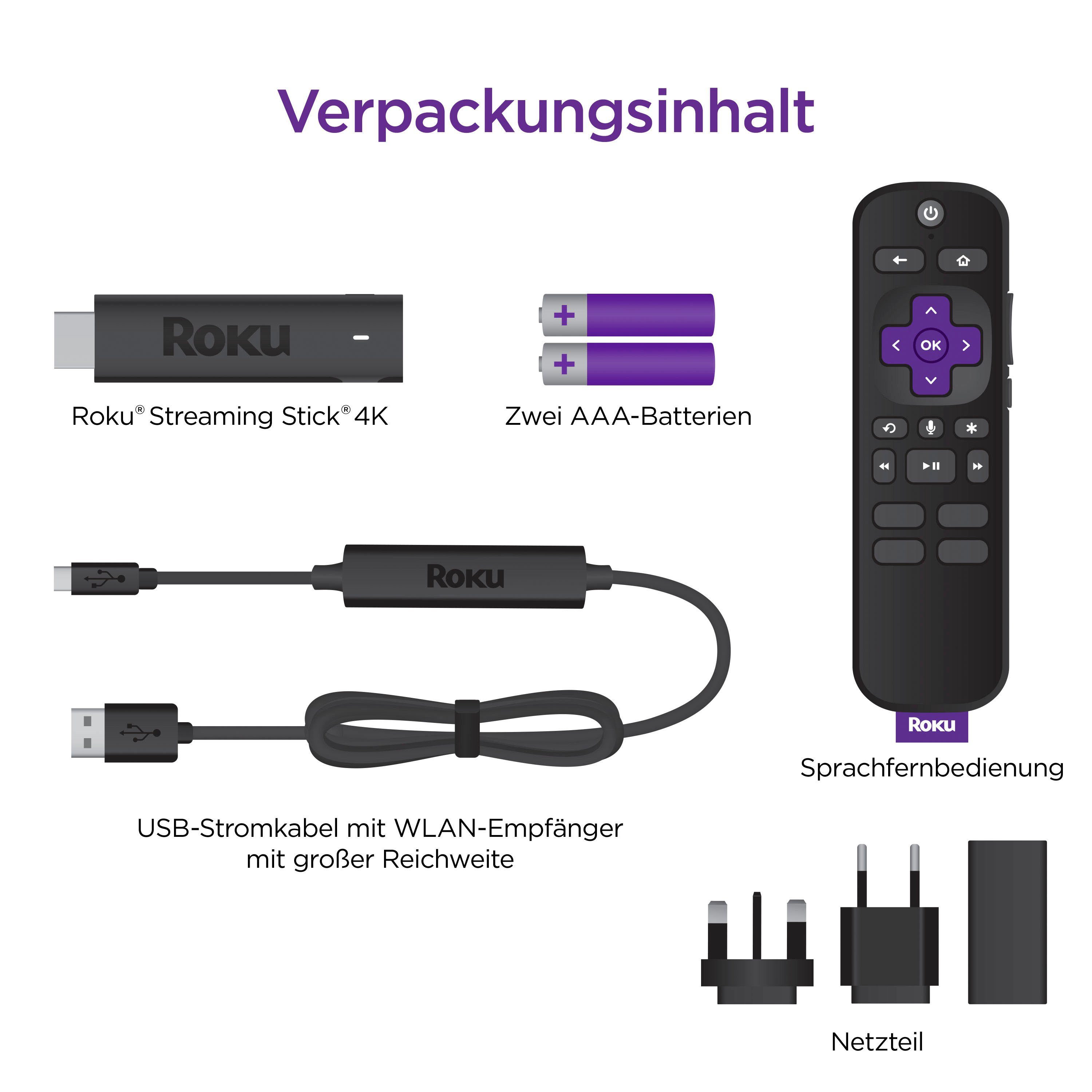 ROKU Streaming-Stick Streaming Stick 4K HD/HDR Streaming