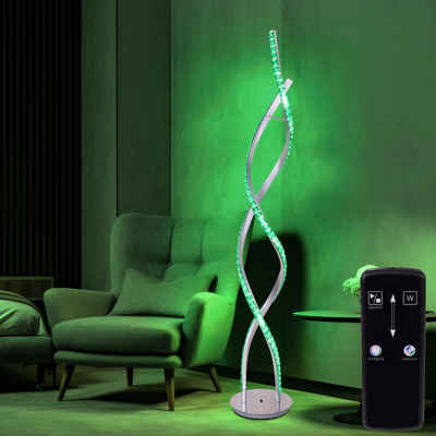 Globo LED Stehlampe, Leuchtmittel inklusive, Warmweiß, Stehlampe dimmbar LED Stehleuchte mit Farbwechsel
