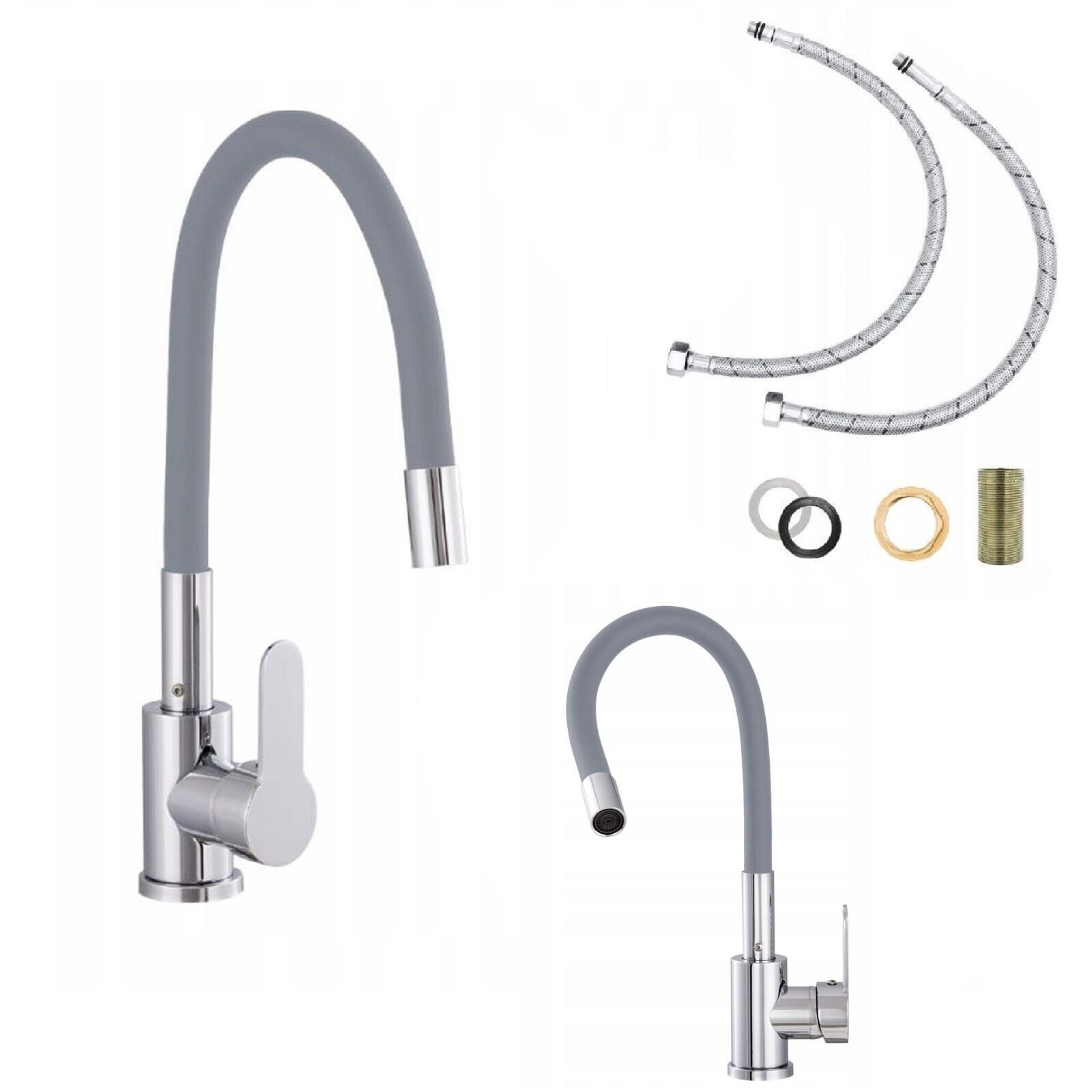 QLS Waschtischarmatur FLEX 2000 Küchenarmatur Wasserhahn günstig online kaufen
