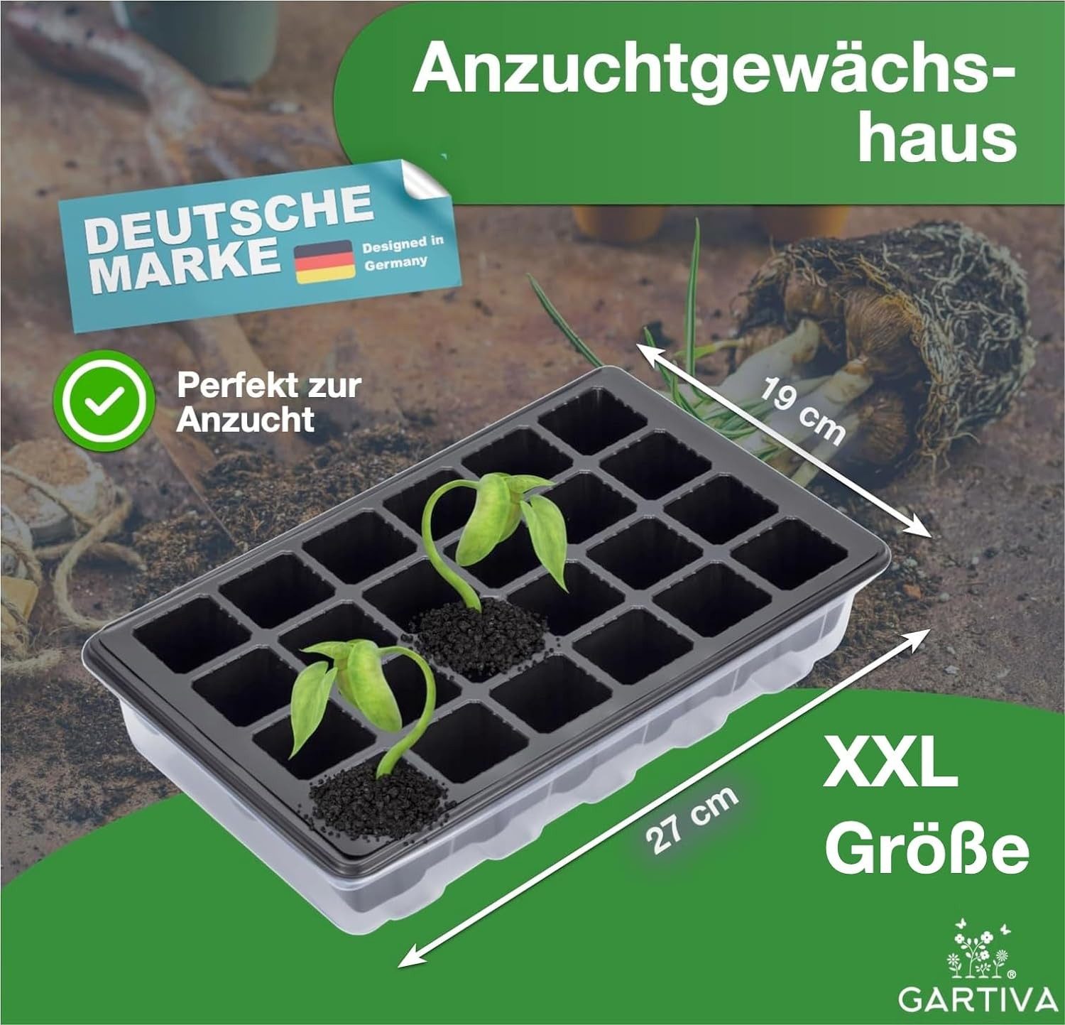 Gartiva® Gewächshaus 2x Anzuchtgewächshaus Set - günstig online kaufen