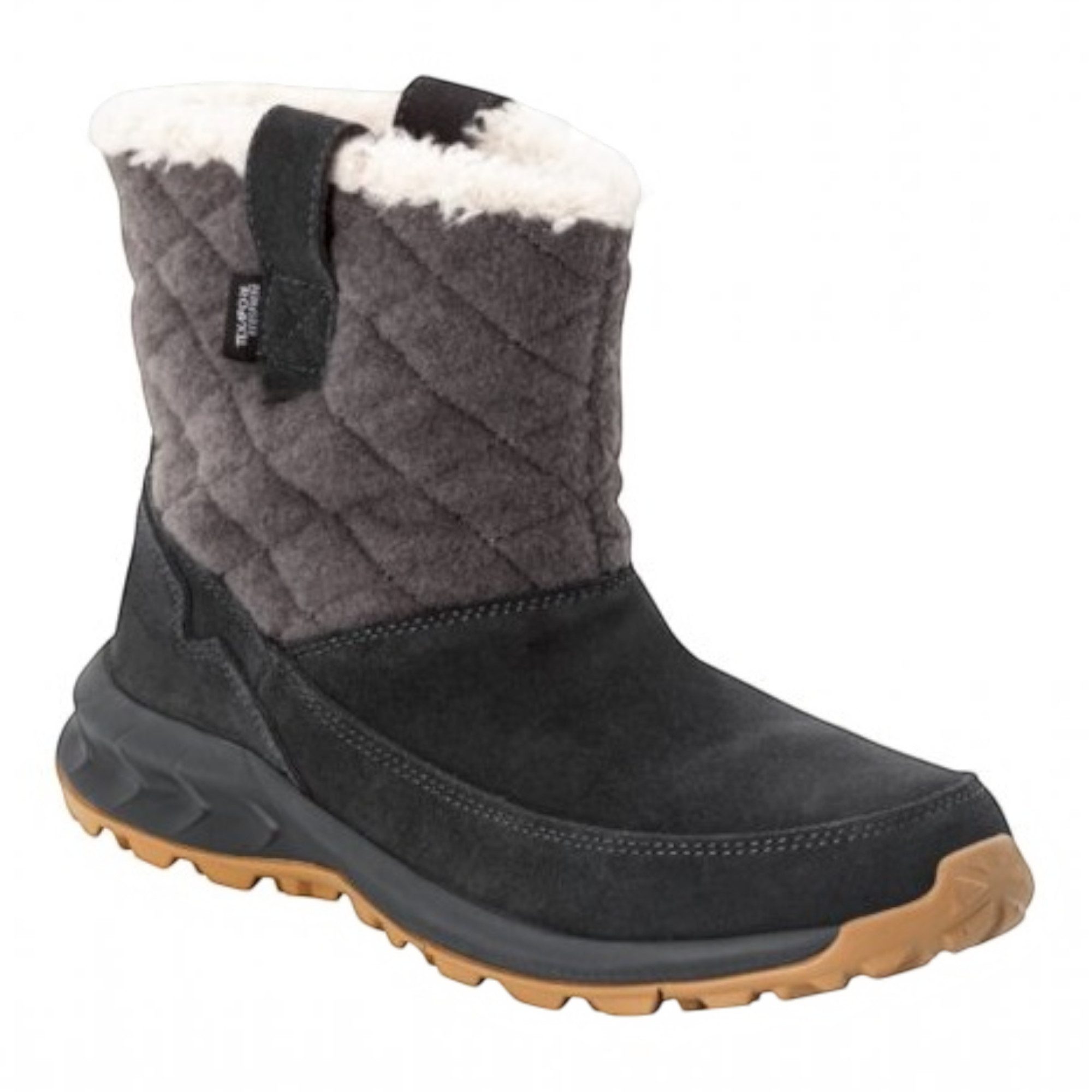 Jack Wolfskin Queenstown Texapore Boot (Veloursleder, wasserdicht) phantomgrau Damen Winterstiefel