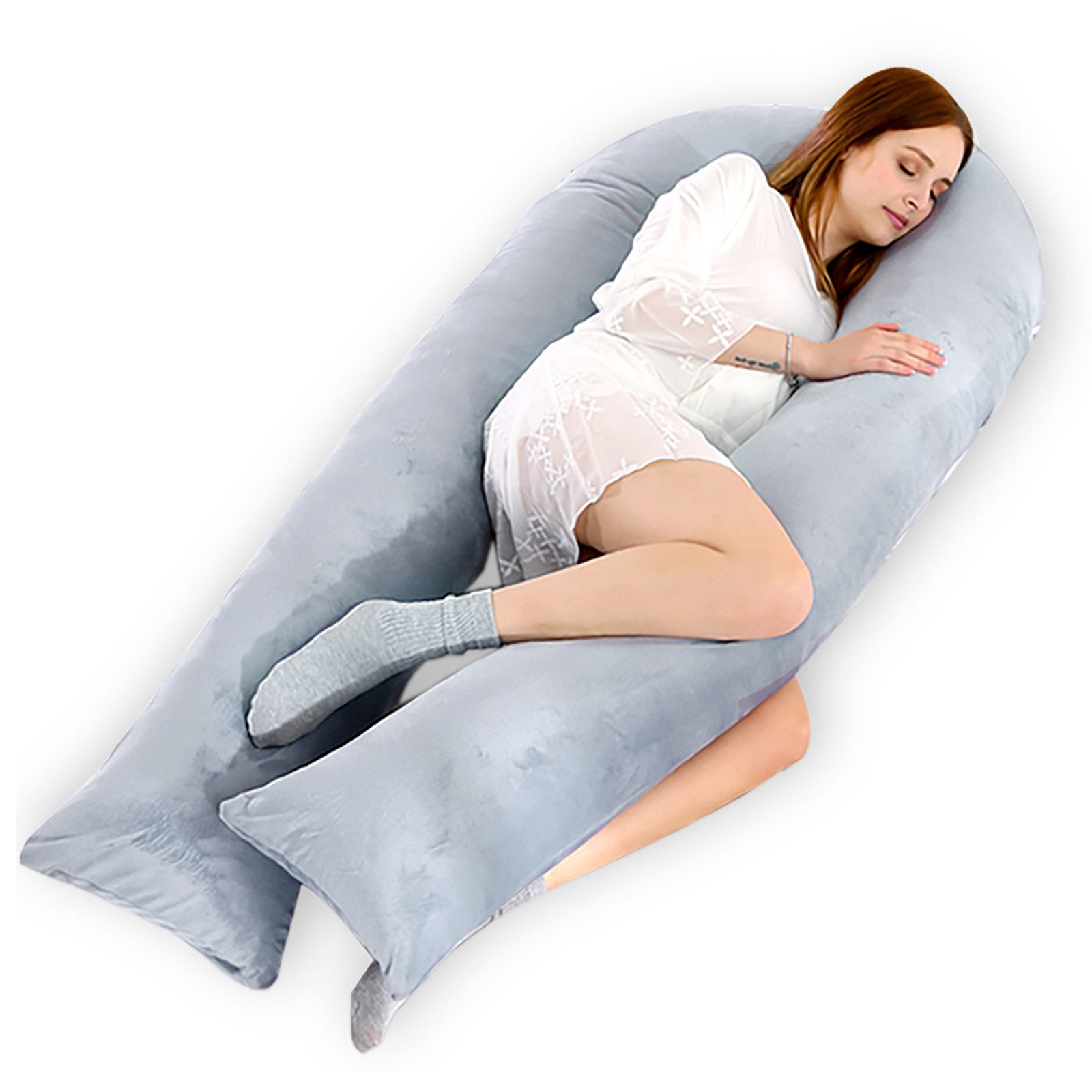 CALIYO Seitenschläferkissen Stillkissen, U-förmiges Schwangerschaftskissen günstig online kaufen