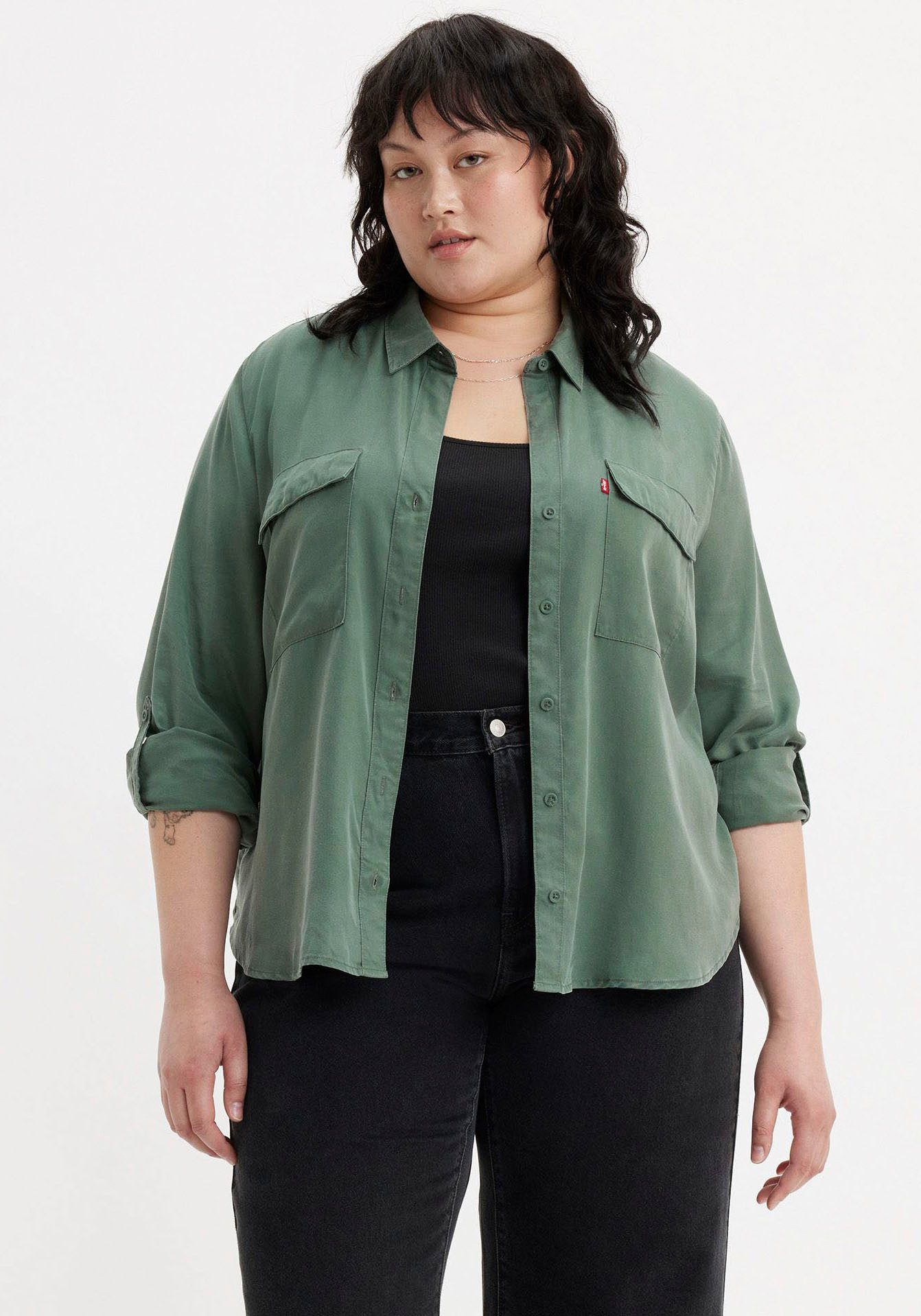 Levi's® Plus Hemdbluse DOREEN UTILITY SHIRT angenehm luftig und leicht günstig online kaufen