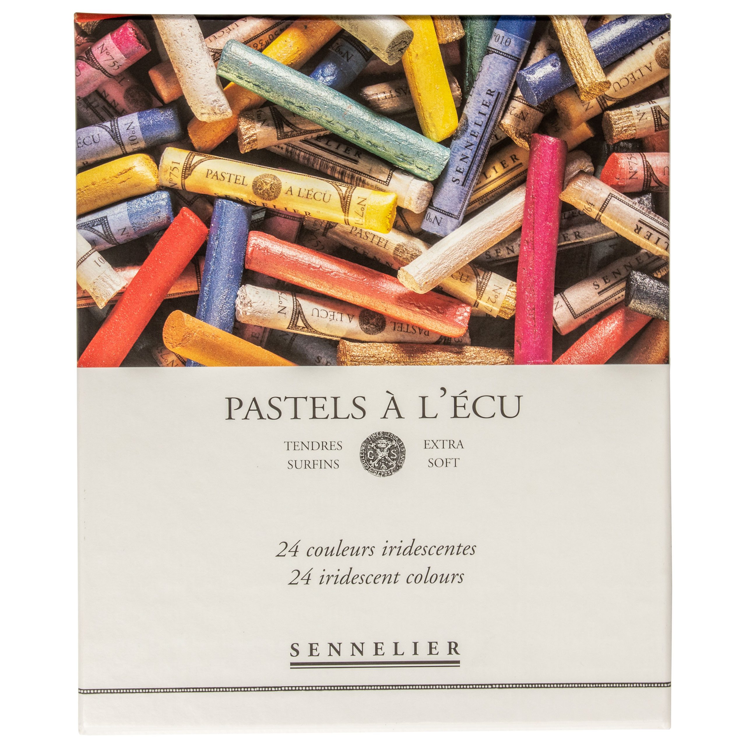 SENNELIER Pastellkreide Pastellfarben - Irisiert - Karton mit 24 Pastellen ECU - N132243