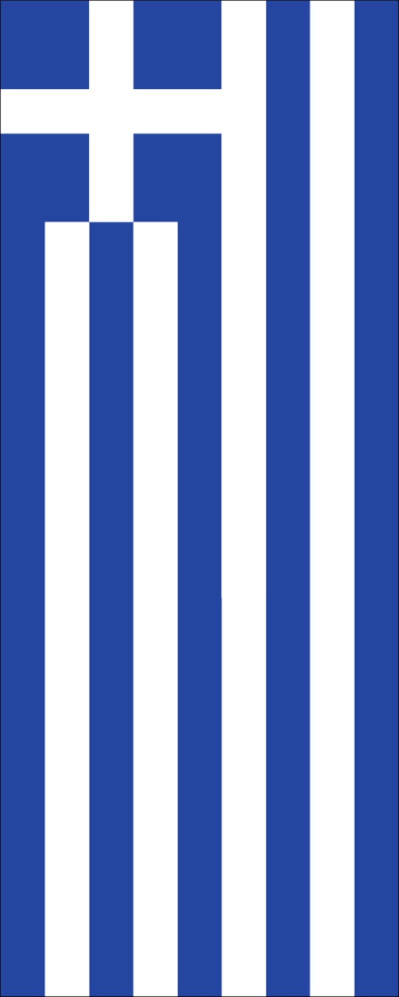 flaggenmeer Flagge Flagge Griechenland 110 g/m² Hochformat | Fahnen