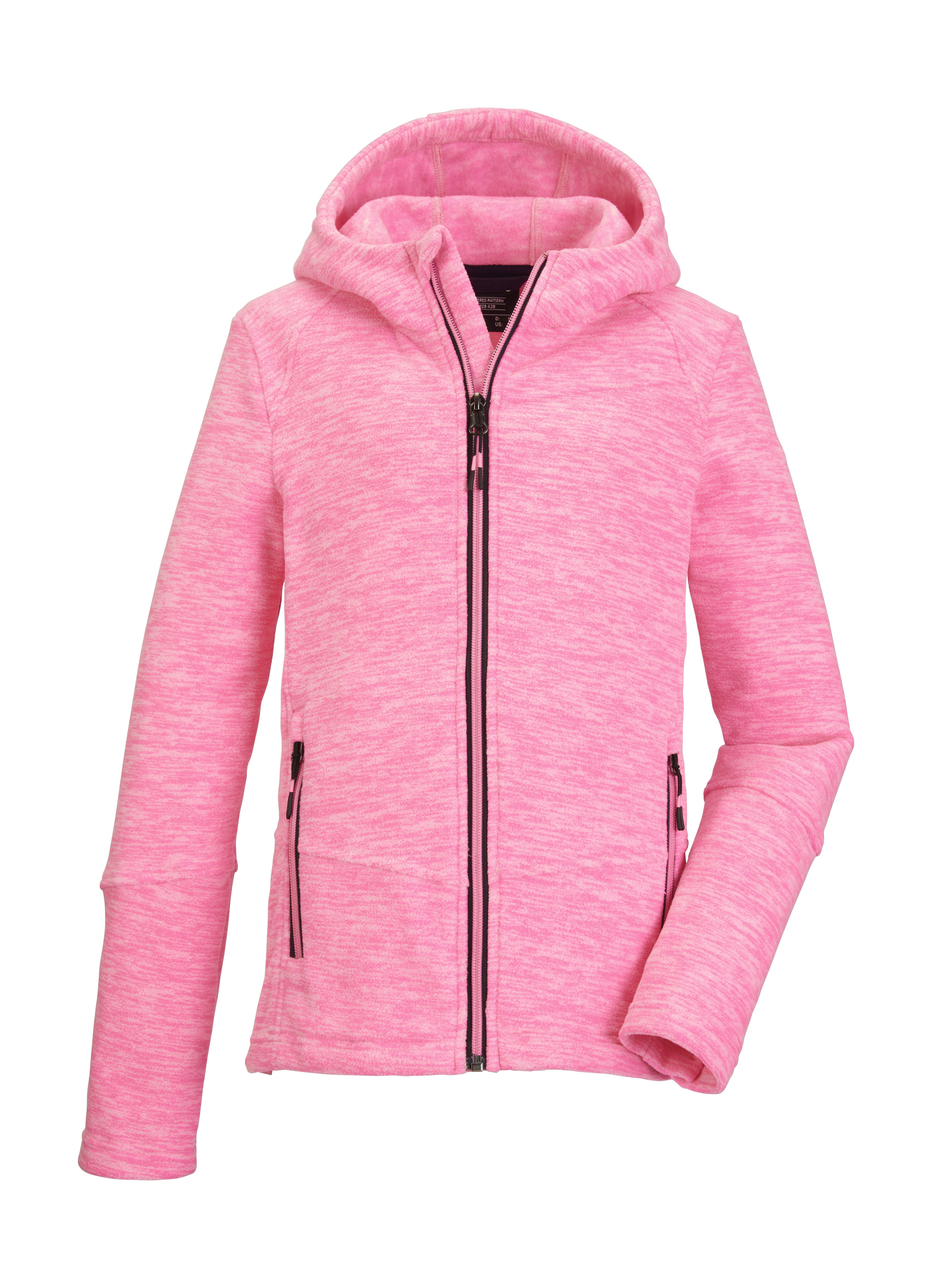 Killtec Fleecejacke KOW 164 GRLS FLC JCKT neonpink