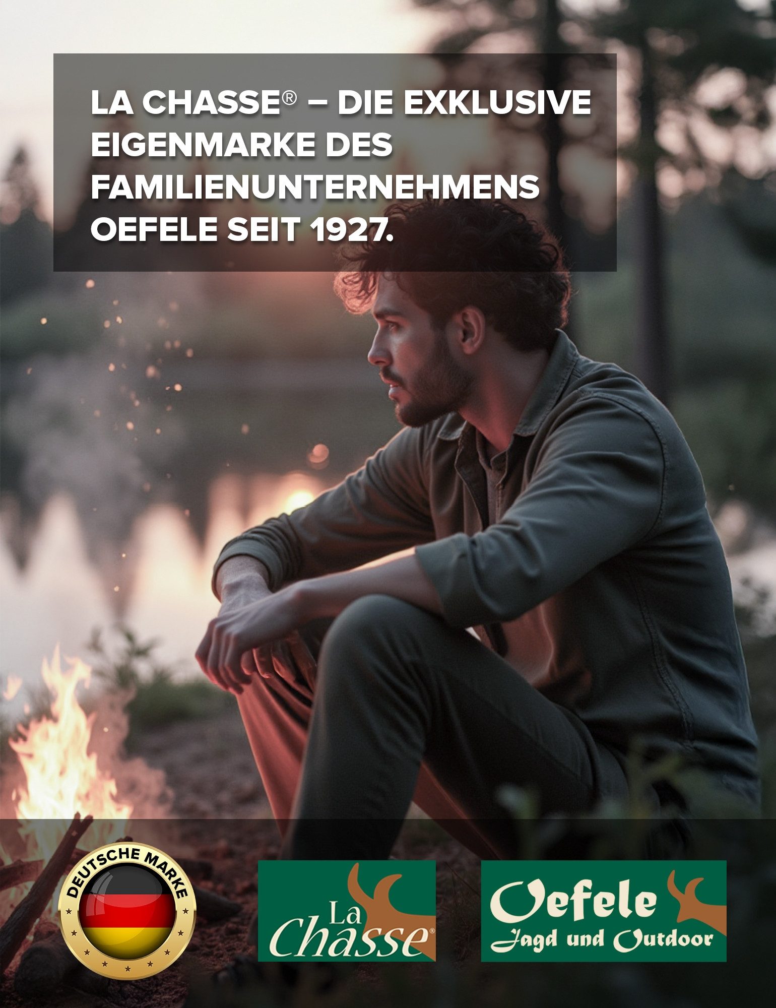 La Chasse® Stretch-Jeans Jagdhose Monza - Robuste Arbeitshose für Herren - Cargohose von Oefele