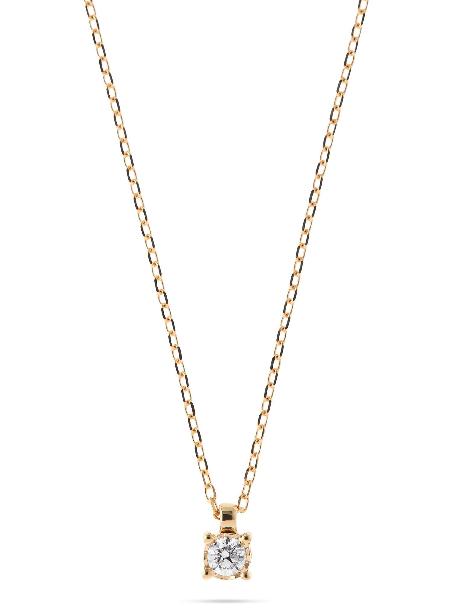CHRIST Collier CHRIST Damen-Kette 585er Gelbgold 1 Diamant günstig online kaufen