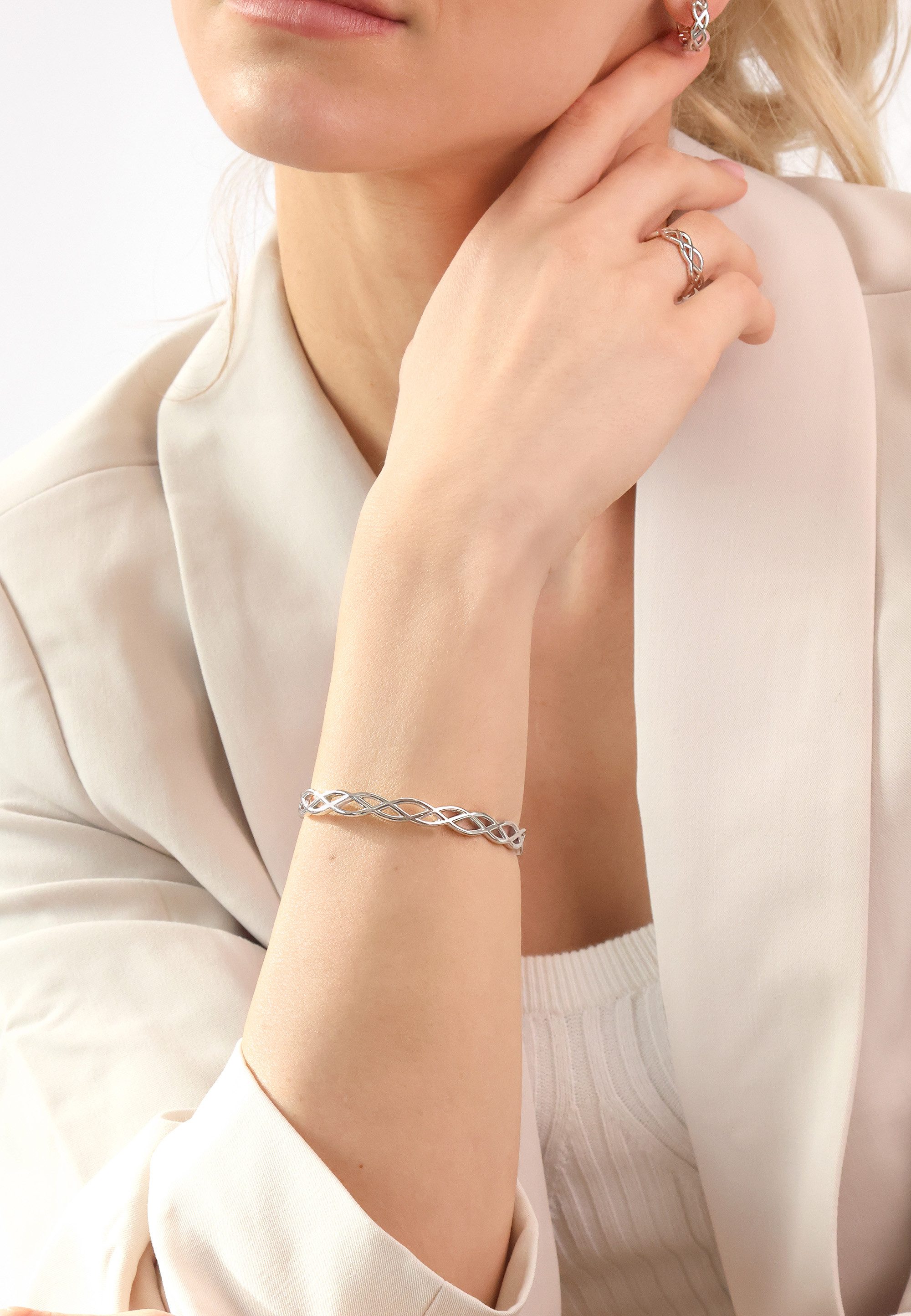 NANA KAY Armreif Solid Flair, ohne Steinbesatz