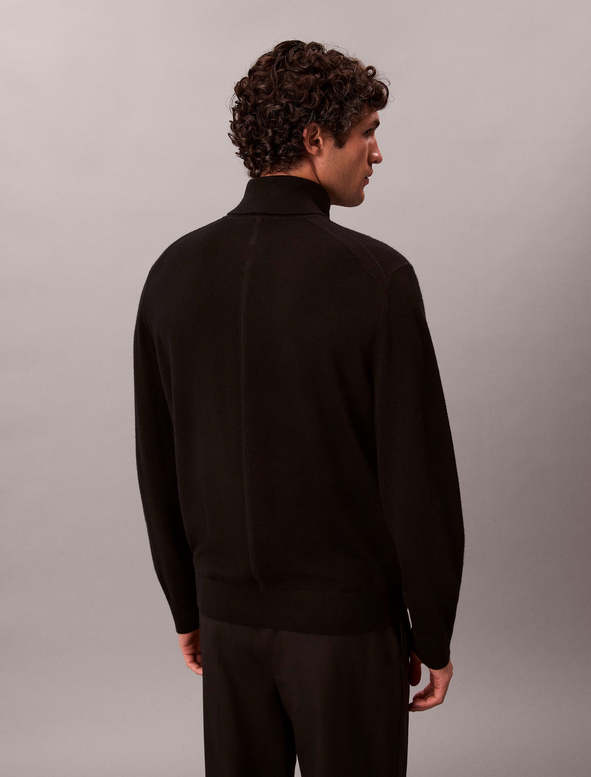 Calvin Klein Rollkragenpullover LS 100% MERINO günstig online kaufen
