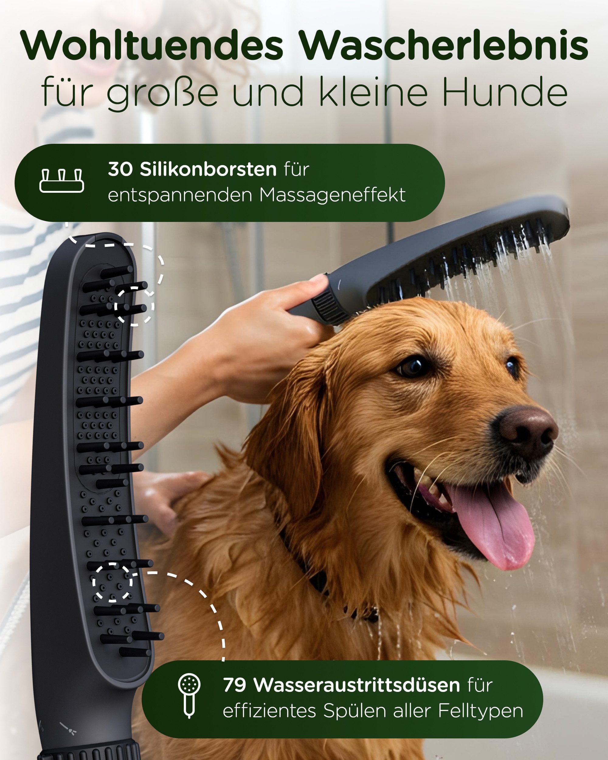KUNTO Gartendusche / Hundedusche / Hundebrausekopf günstig online kaufen