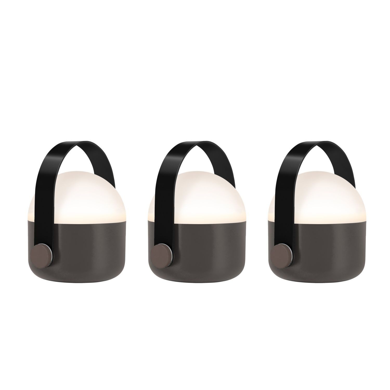 Remember LED Tischleuchte Ole Mini Black 3er Set