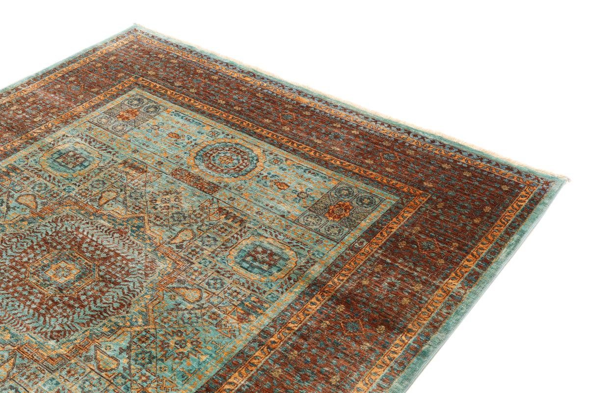 Orientteppich Mamluk 159x215 rechteckig, Höhe: Handgeknüpfter mm Orientteppich, Nain 6 Trading