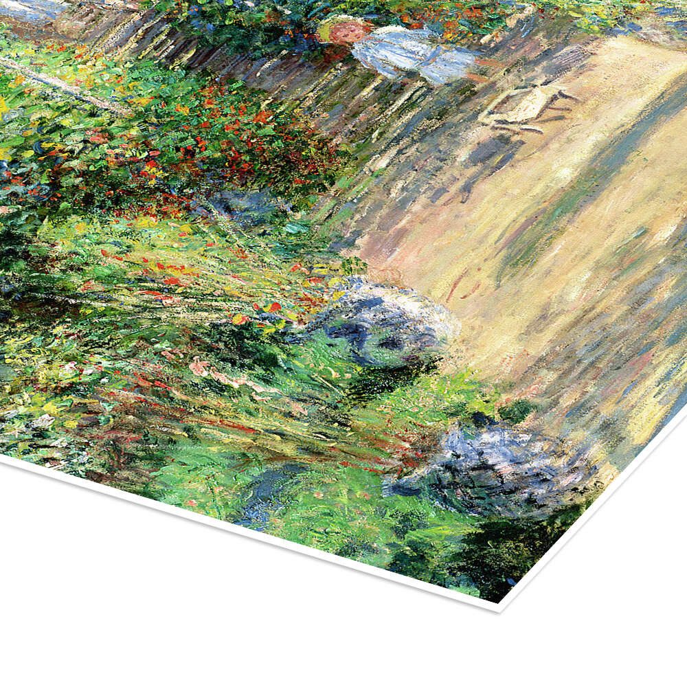 Posterlounge Wandbild Garten in Vétheuil, Claude Monet, erhältlich als Poster, Leinwandbild, Wandsticker oder Acrylglasbild – Bild 3 von 5