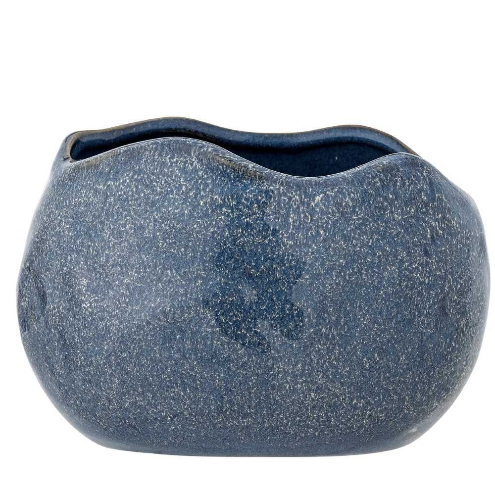 Bloomingville Blumentopf Bloomingville Blumentopf PENNIE Blau Keramik 16x13 cm