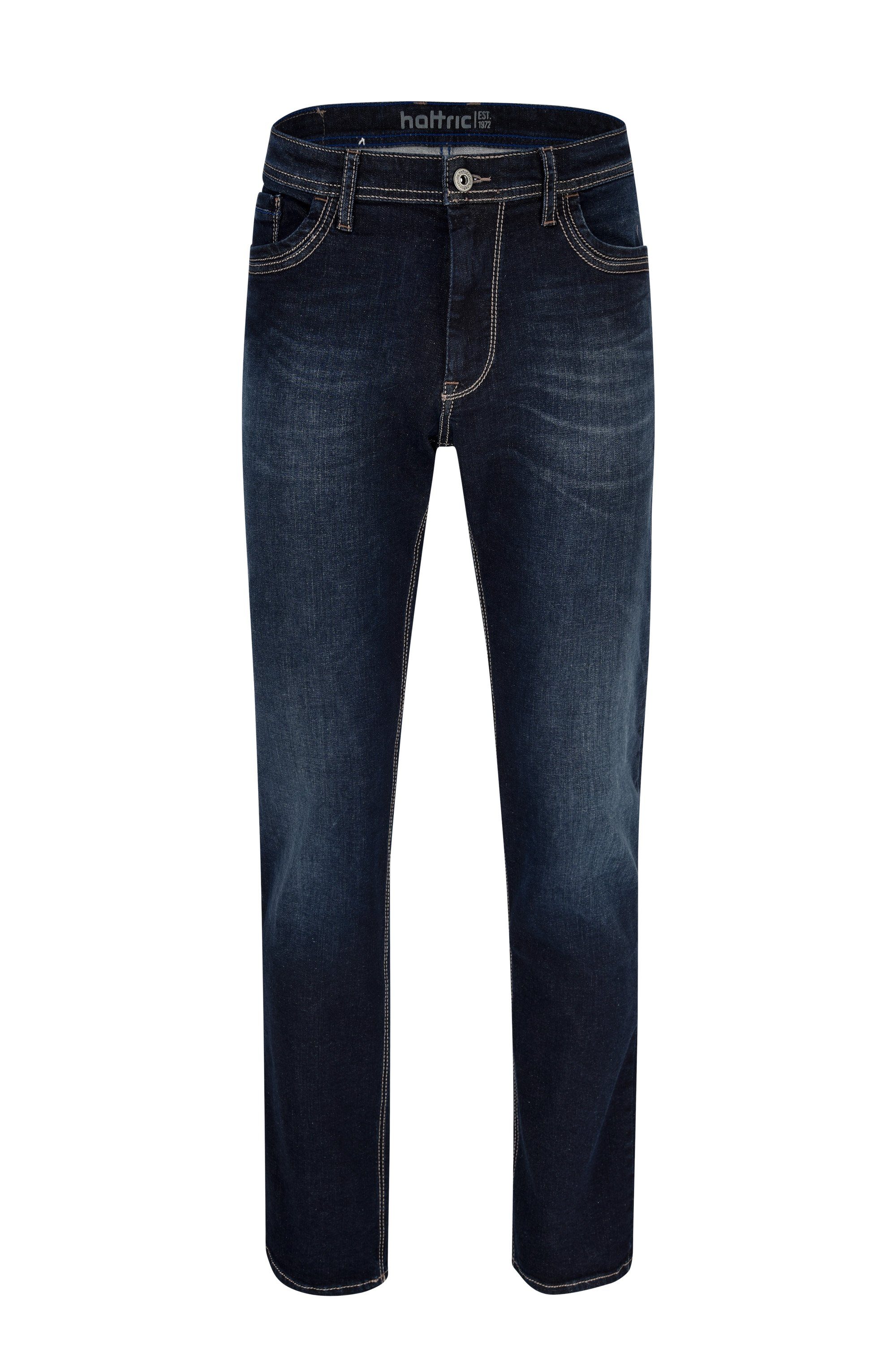 Hattric 5-Pocket-Jeans HATTRIC HUNTER dark blue 688385 9696.95 - HIGH-STRETCH