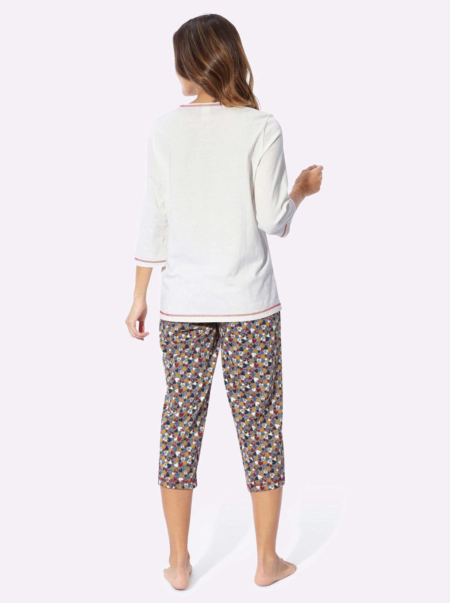 Sieh an! Schlafanzug Schlafanzug 3/4-Arm