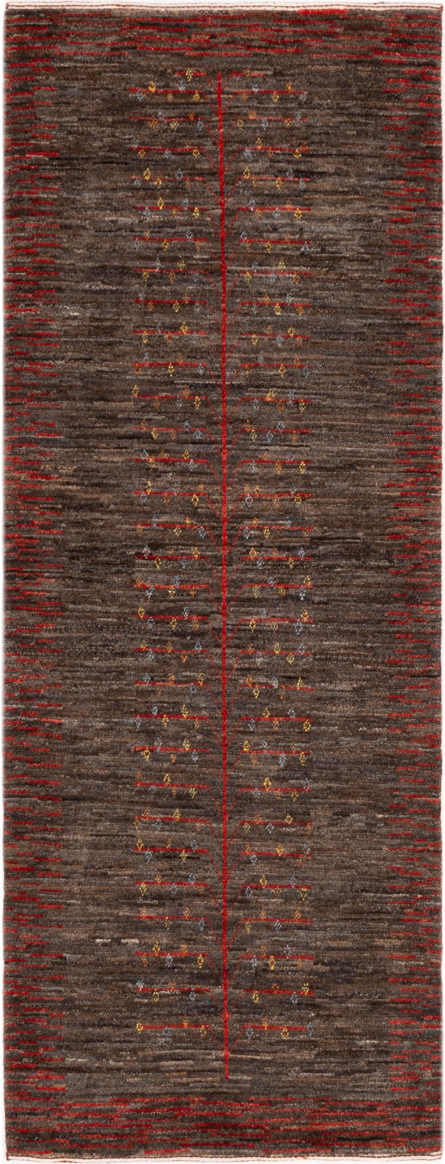 Nain Trading Orientteppich Perser Gabbeh Loribaft Natura 71x191 Handgeknüpfter Moderner, rechteckig, Höhe: 12 mm