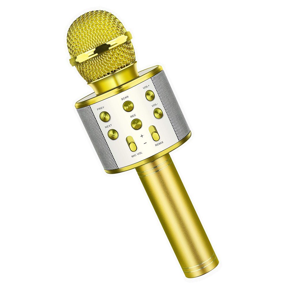 Bluetooth Handheld Mikrofon Handmikrofon Mikrofone für Kinder Erwachsene Karaoke 