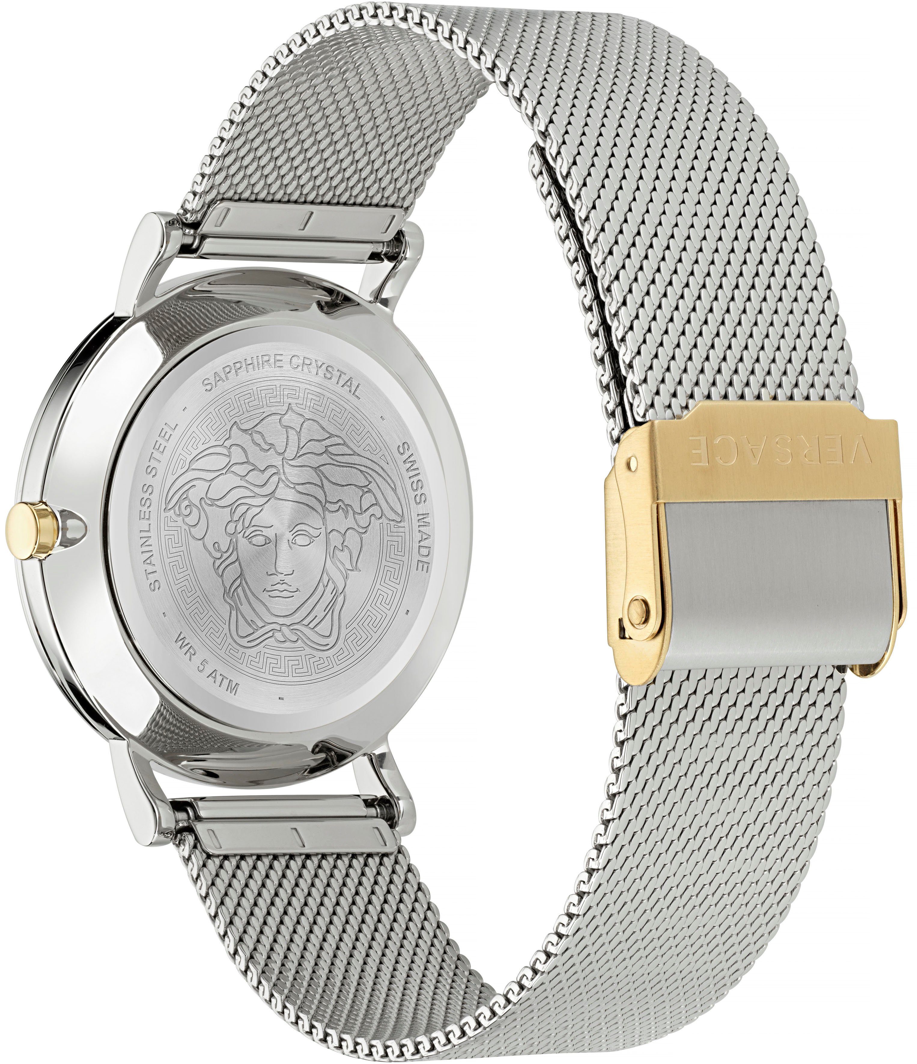 Versace Quarzuhr NEW GENERATION VE3M01123, Armbanduhr, Damenuhr, Saphirglas, Swiss Made, analog
