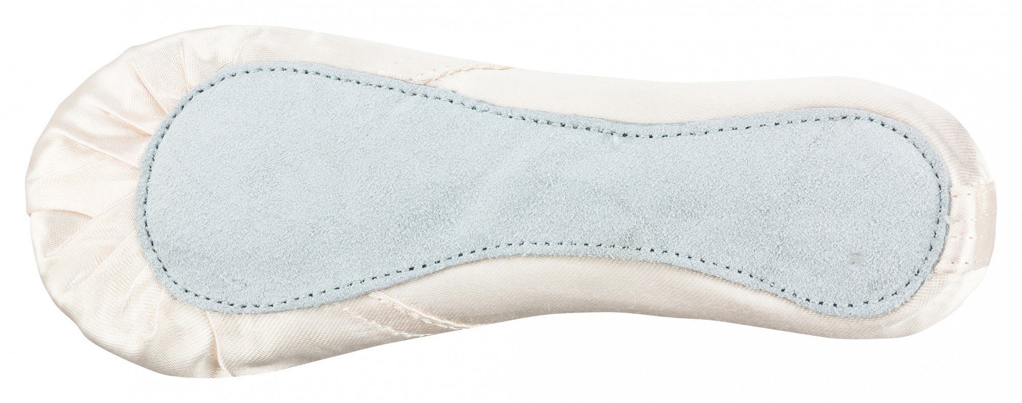 tanzmuster Ballettschuhe Terry aus Satin mit ganzer Ledersohle Tanzschuh Ballettschläppchen mit Satinband zum Binden für Mädchen – Bild 4 von 5