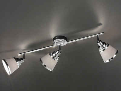 WOFI Deckenspots, ohne Leuchtmittel, innen, Deckenleuchte Treppenhaus Küchenbeleuchtung Lichtspots, B. 63cm