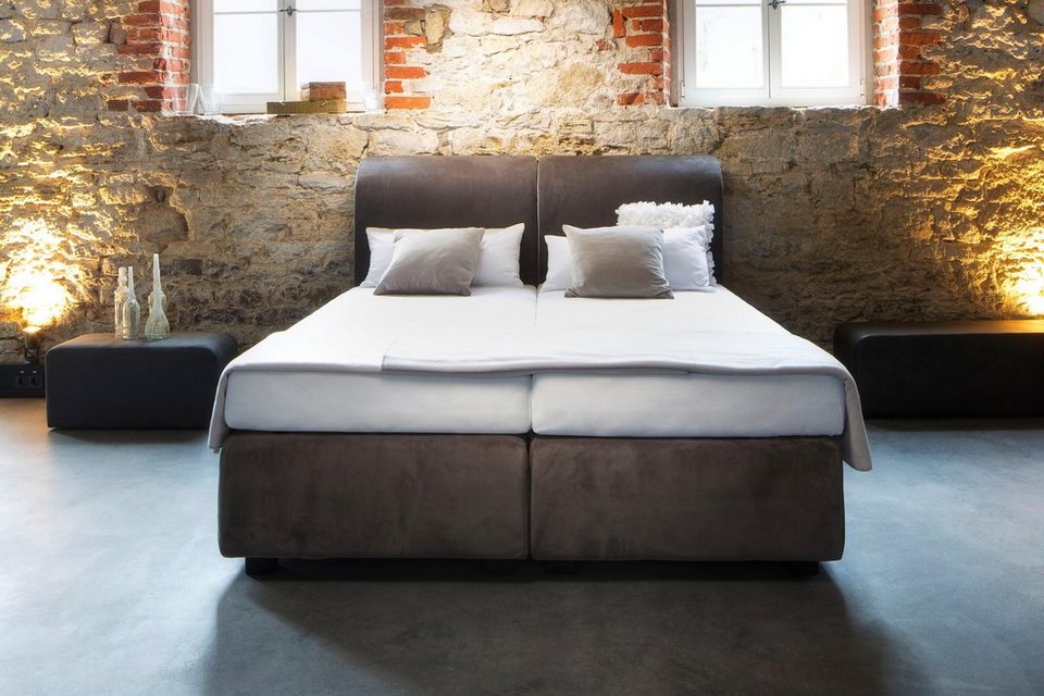 tanja meise 4brands Boxspringbett Combi in Kunstleder