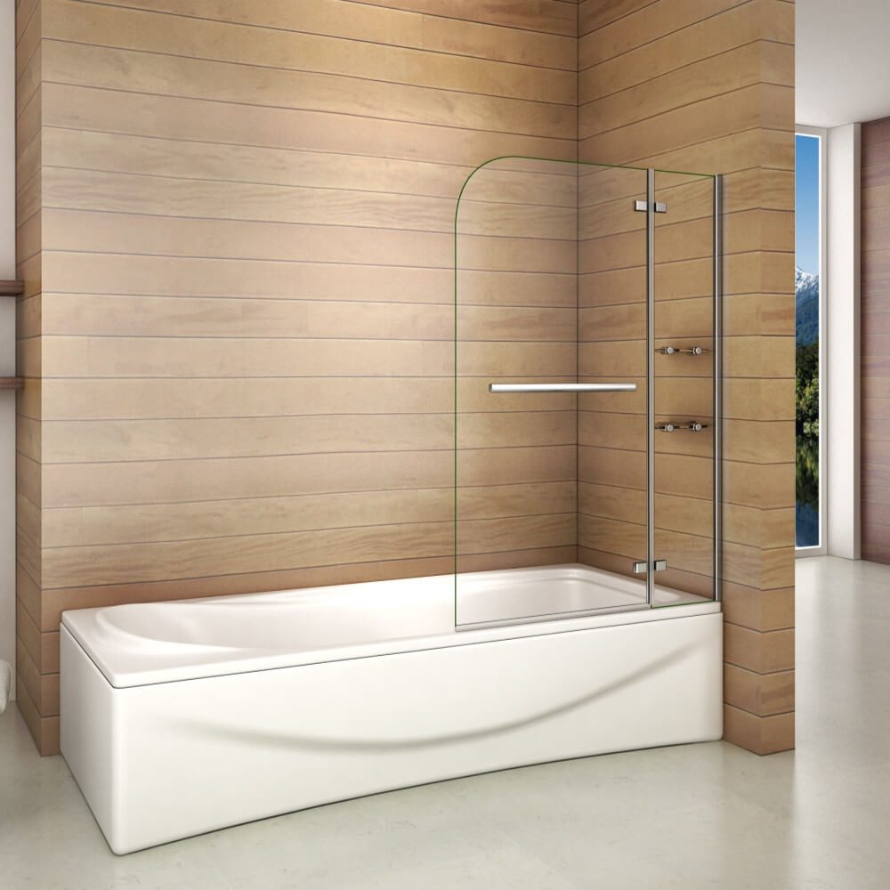 Duschparadies Badewannenfaltwand Aufsatz Duschabtrennung Badewanne Trennwan günstig online kaufen