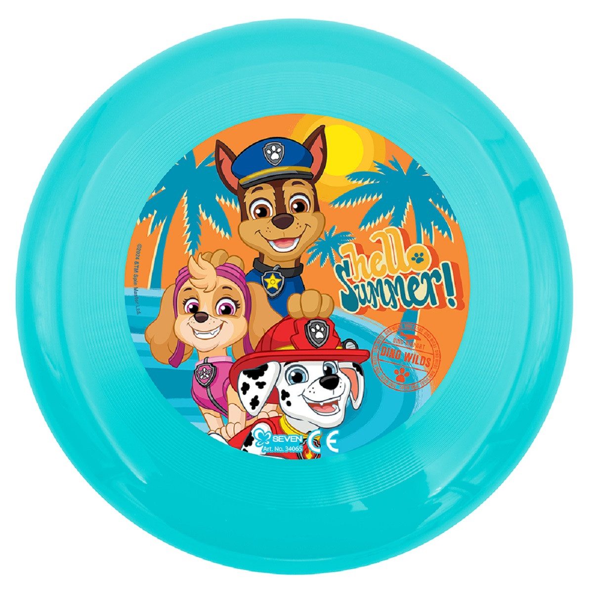 PAW PATROL Spiel Frisbee Wurfscheibe 23 cm Spielzeug für Freizeit Urlaub und Ausflüge