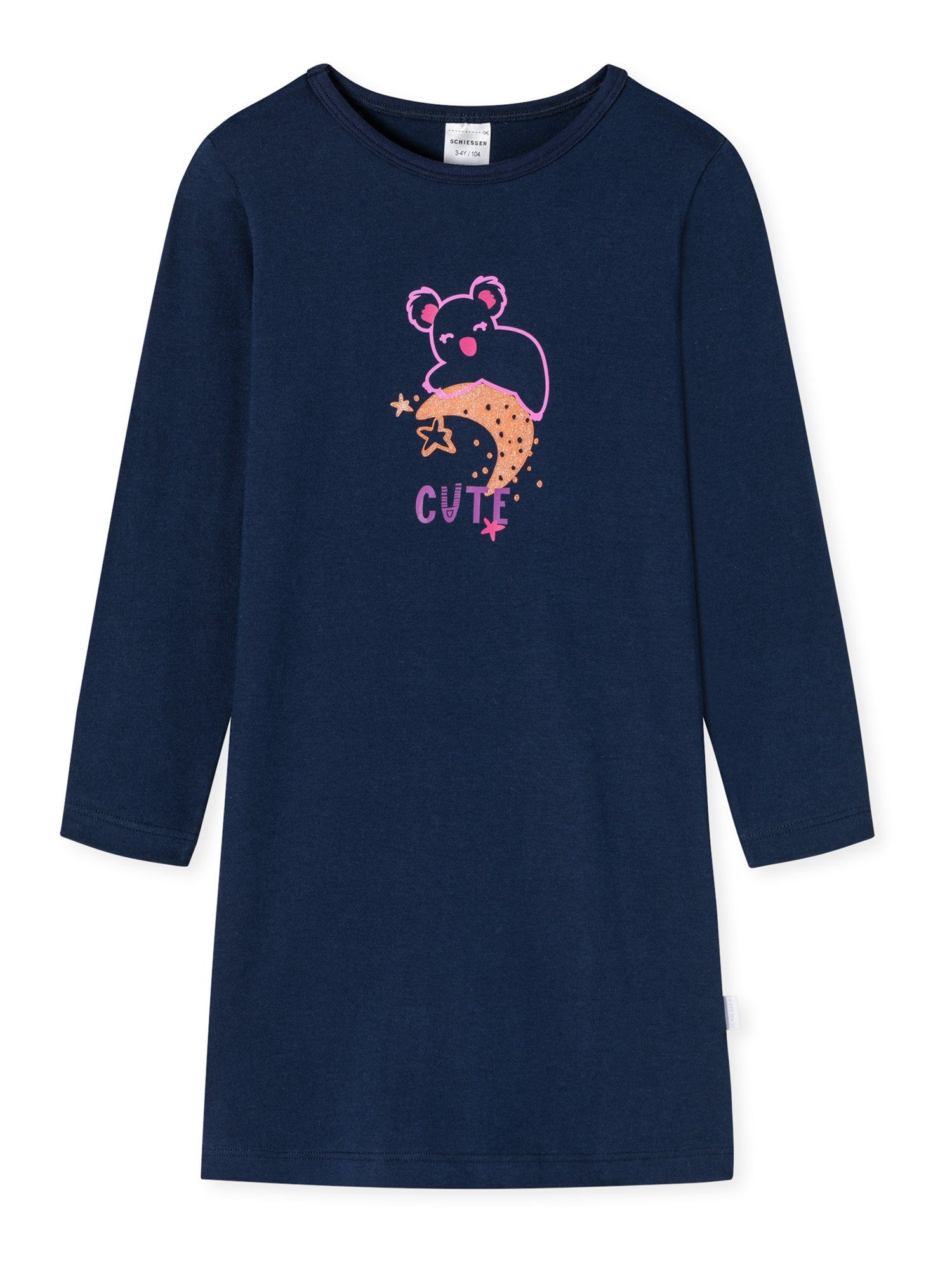 Schiesser Nachthemd Girls World Nacht-hemd schlafmode sleepwear