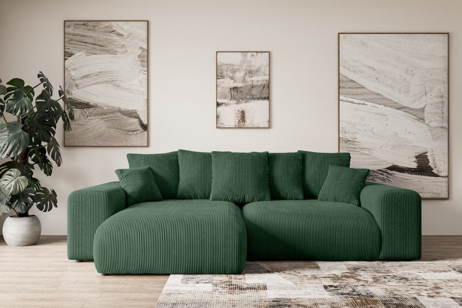 ALTDECOR Ecksofa ESKAR-L, Couch mit Schlaffunktion, günstig online kaufen