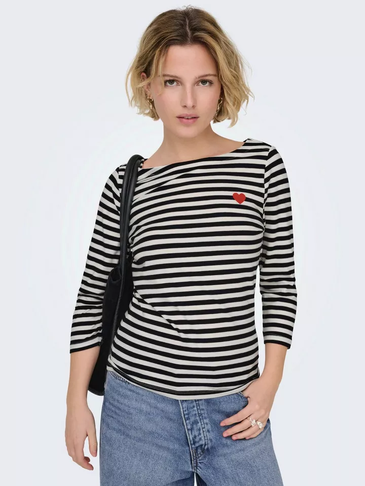 Only 3/4-Arm-Shirt ONLFifi (1-tlg) Plain/ohne Details