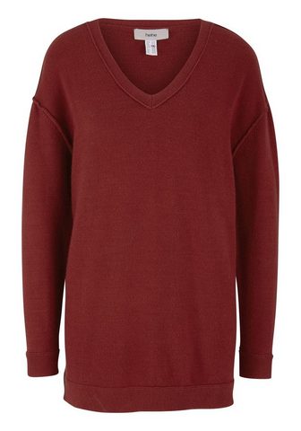 HEINE CASUAL пуловер с с V-образным вырезом