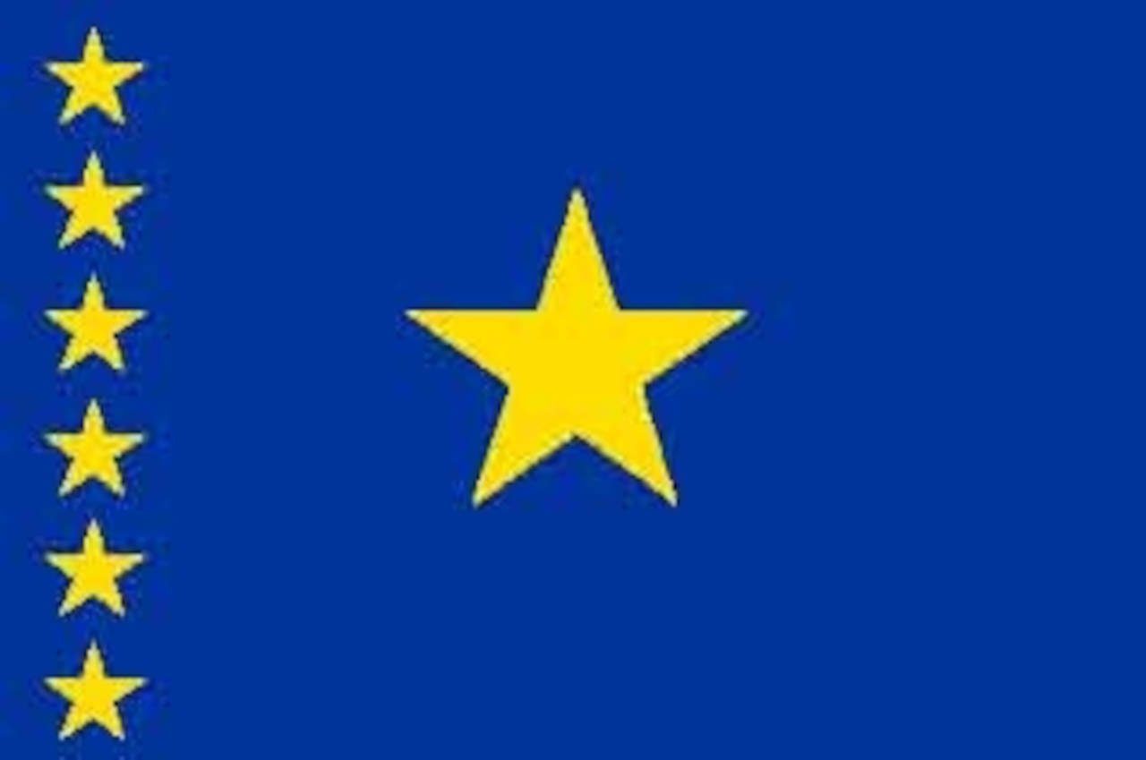 g/m² bis 2006 (Kinshasa) Demokratische Flagge Republik 80 Kongo, flaggenmeer