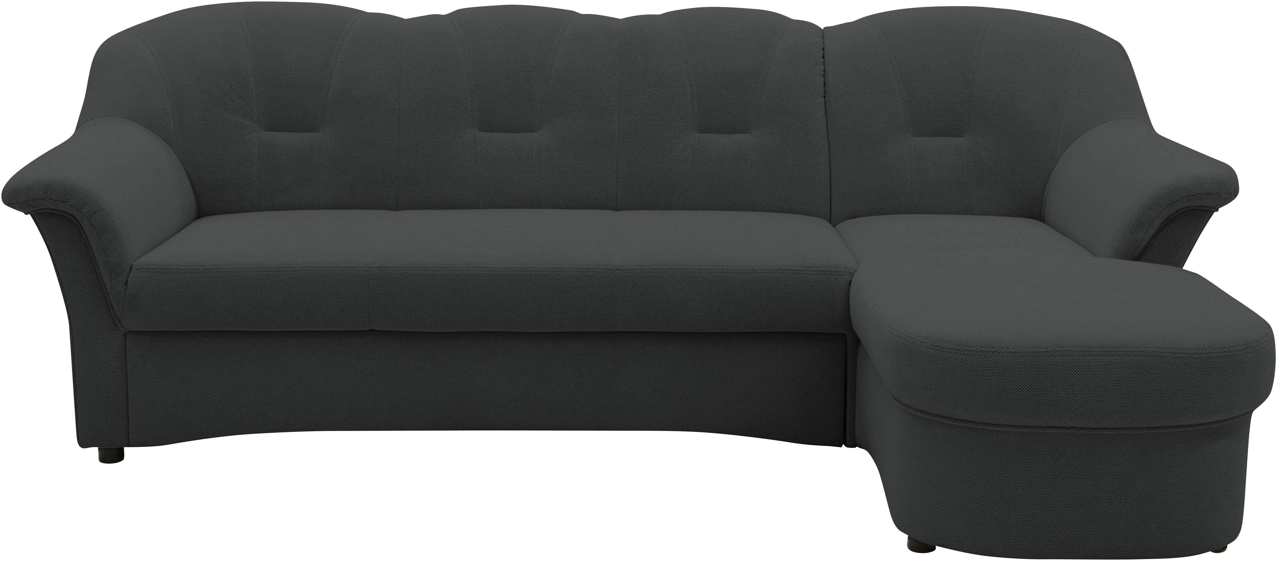 DOMO collection Ecksofa Flores Schlafsofa, B/T/H: 233/142/86 cm, L-Form, wa günstig online kaufen