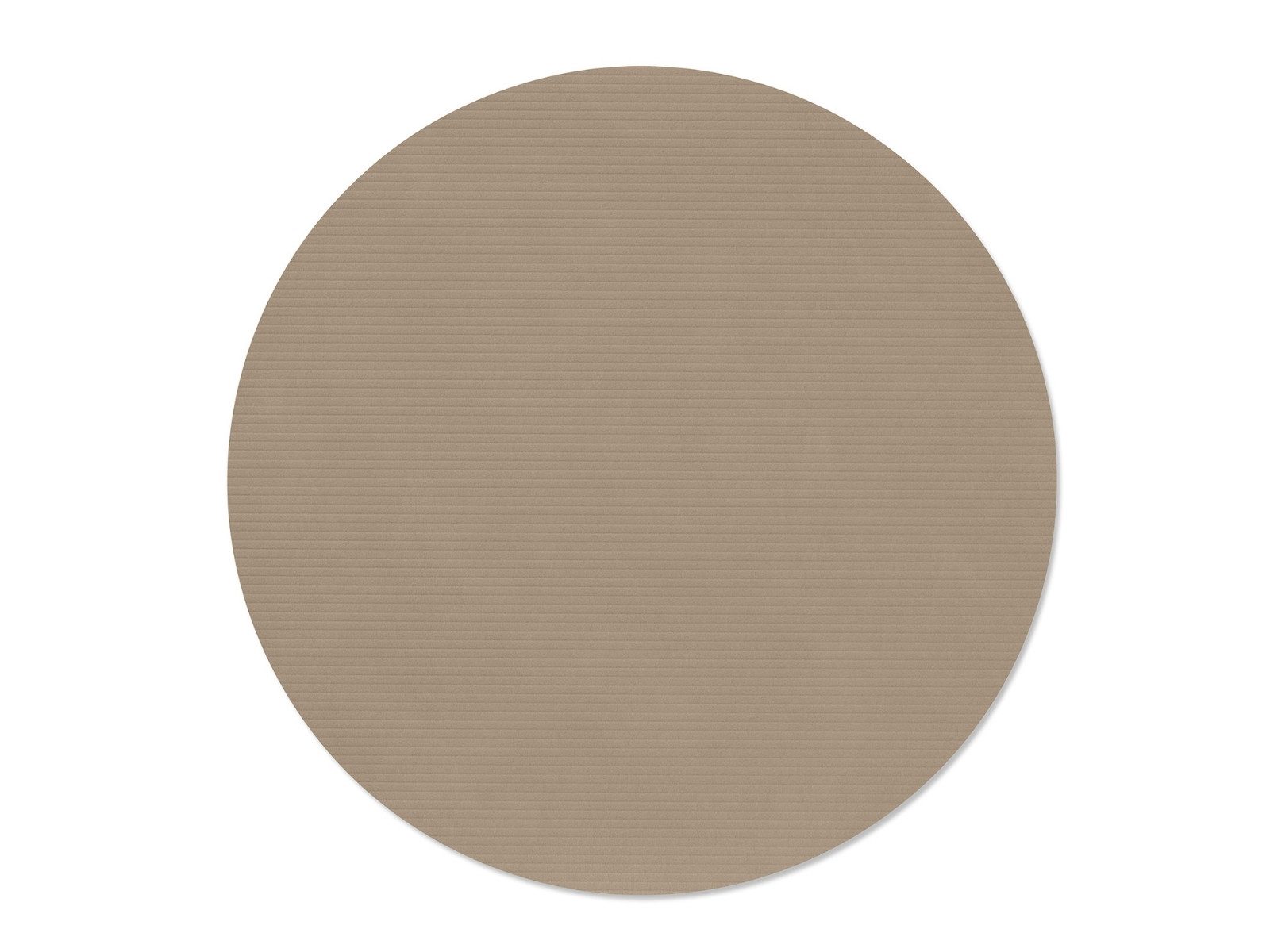 LIND DNA Platzset Corduroy Tischset Circle L clay brown 38cm