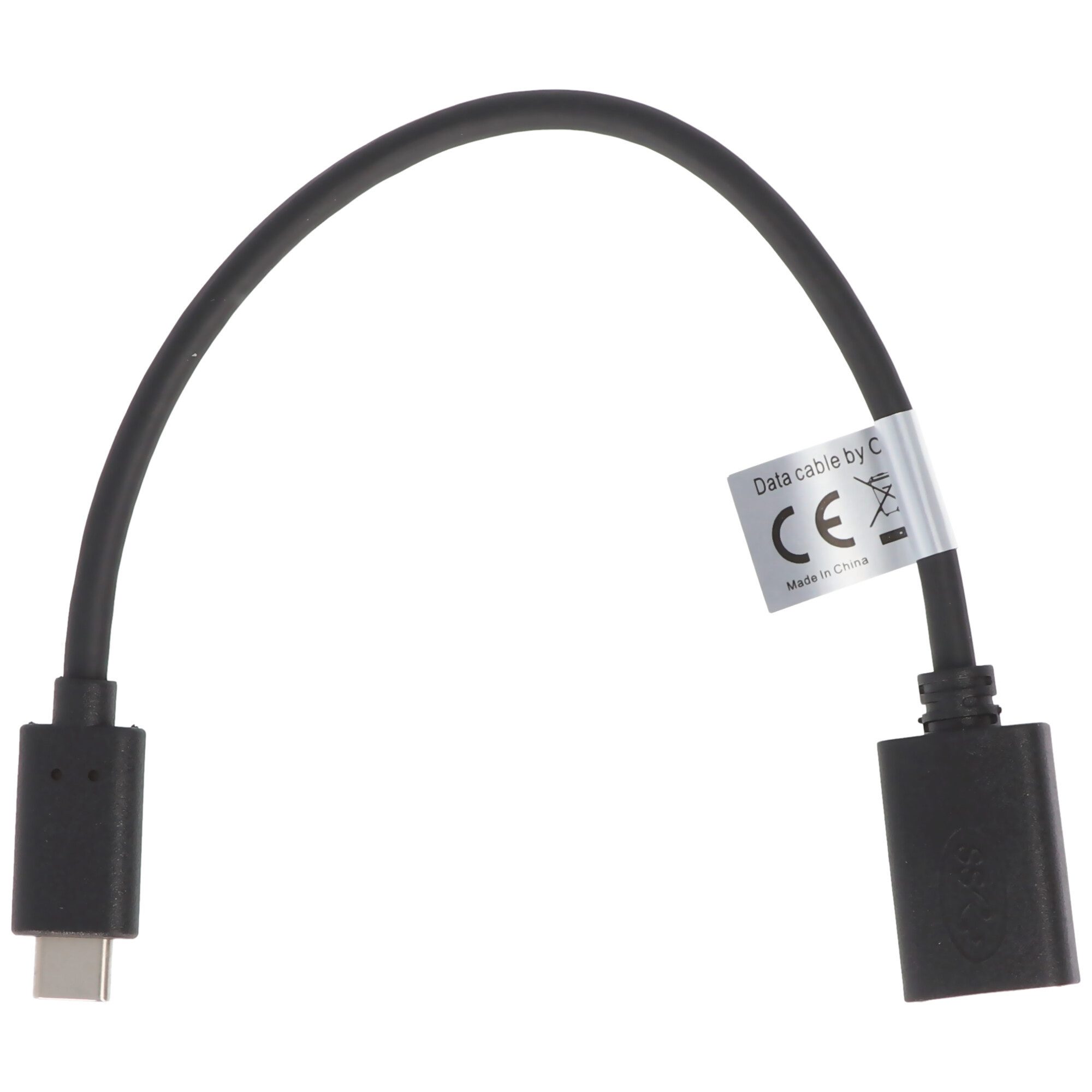 AccuCell Adapter kompatibel zu USB Type C (USB-C) Stecker auf USB-A 3.0 Buchse USB-Kabel