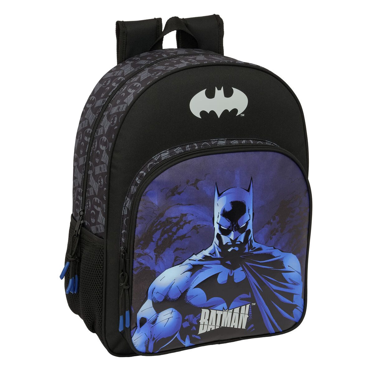Batman Rucksack 33 x 42 x 14 cm Kinder Rucksack Batman Schwarz 33x42x14 cm