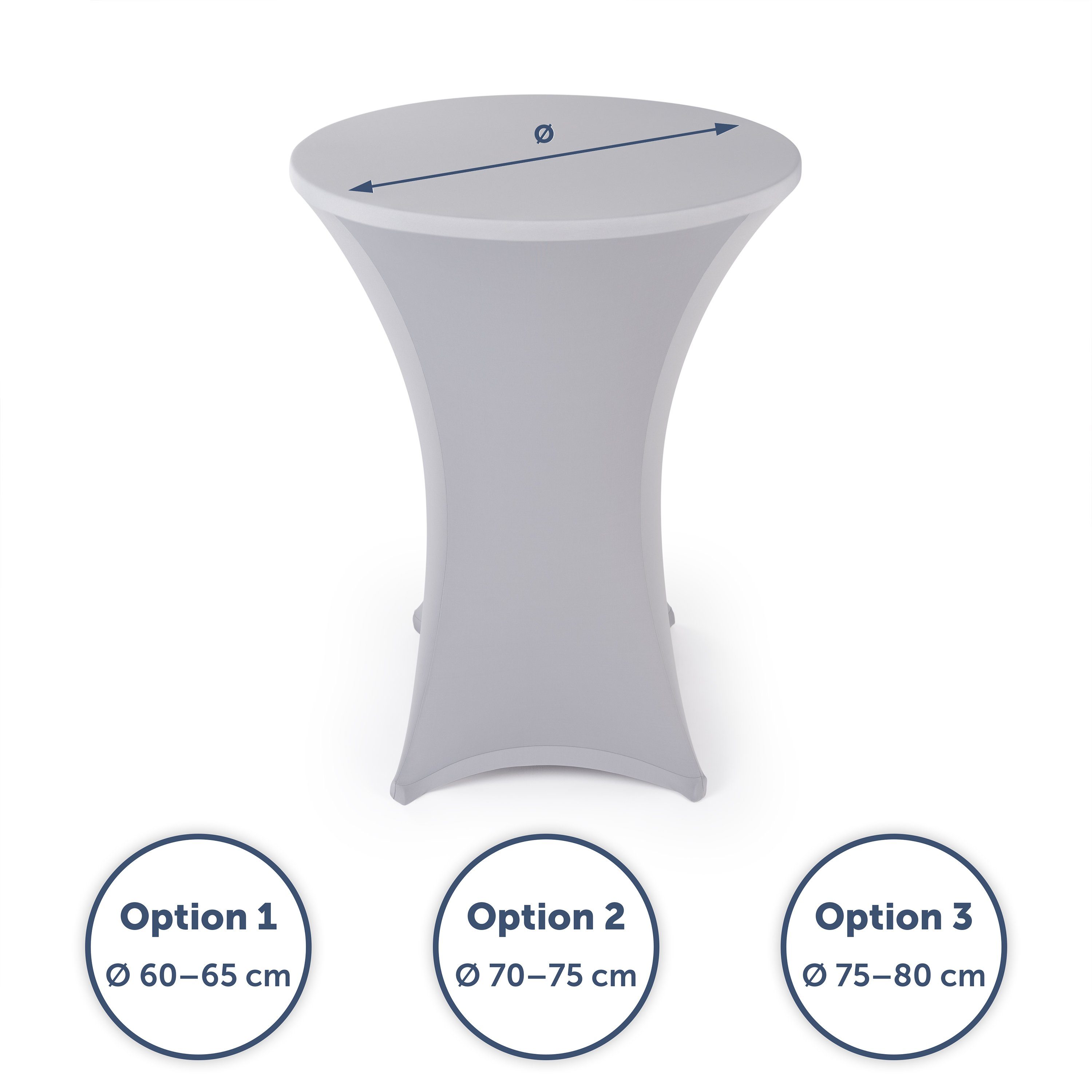Blumtal Stehtischhusse Stretchbezug Stehtisch Hussen, Elegante günstig online kaufen