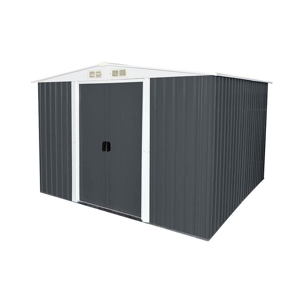 HOME DELUXE Gerätehaus Садовые сараи BOHIO - XL, BxT: 258x194 cm, 7,5 m³ Gartenhaus, verzinktes Stahlblech 4 Belüftungsöffnungen