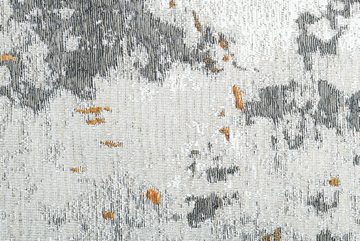 Teppich Keitum 014, Sansibar, rund, Höhe: 3 mm, Flachgewebe, modernes Design, Motiv Totenkopf & gekreuzte Säbel