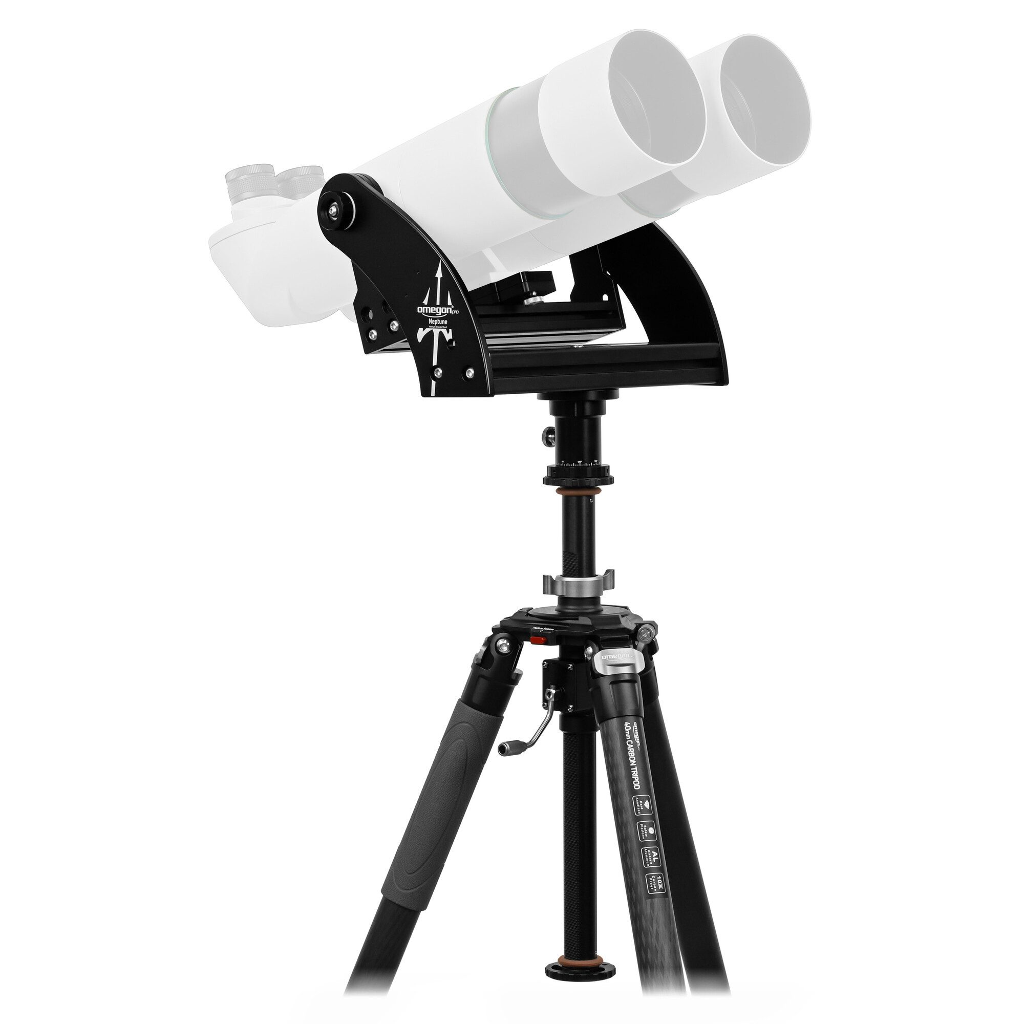 Omegon Omegon Pro Neptune Gabelmontierung mit Mittelsäule und Stativ Fernglas